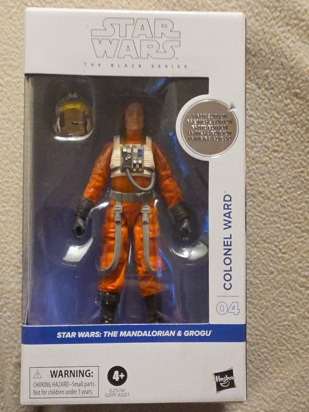 BRAND NEW UNOPENED Hasbro Star Wars Colonel Ward Orange Pilot Figure 04